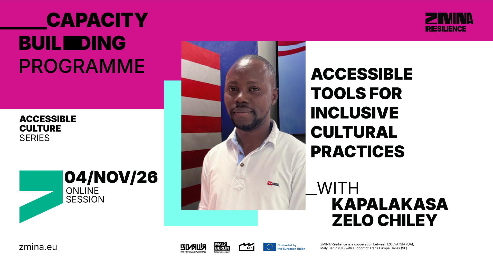 Accessible Tools for Inclusive Cultural Practices | ZMINA:Resilience capacity building workshop #11