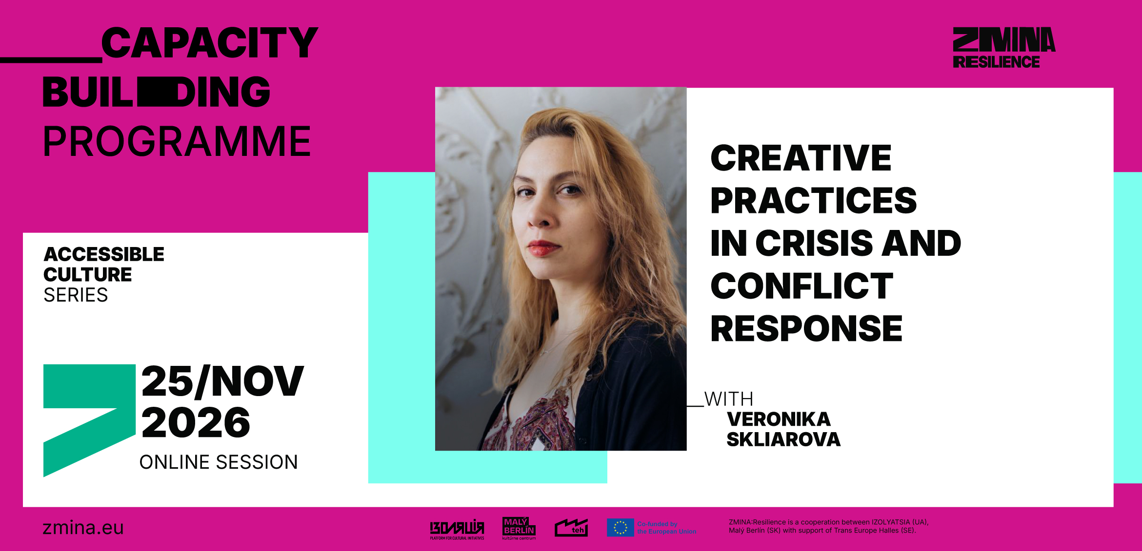 Creative Practices in Crisis and Conflict Response | ZMINA:Resilience capacity building workshop #12