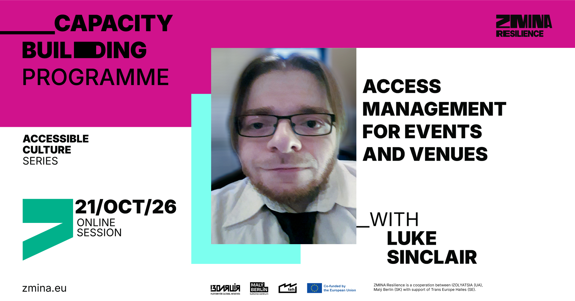 Access Management for Events and Venues | ZMINA:Resilience capacity building workshop #10